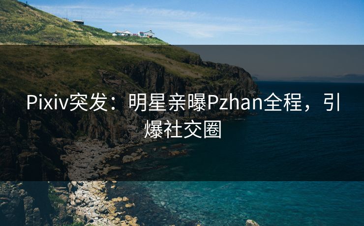 Pixiv突发：明星亲曝Pzhan全程，引爆社交圈